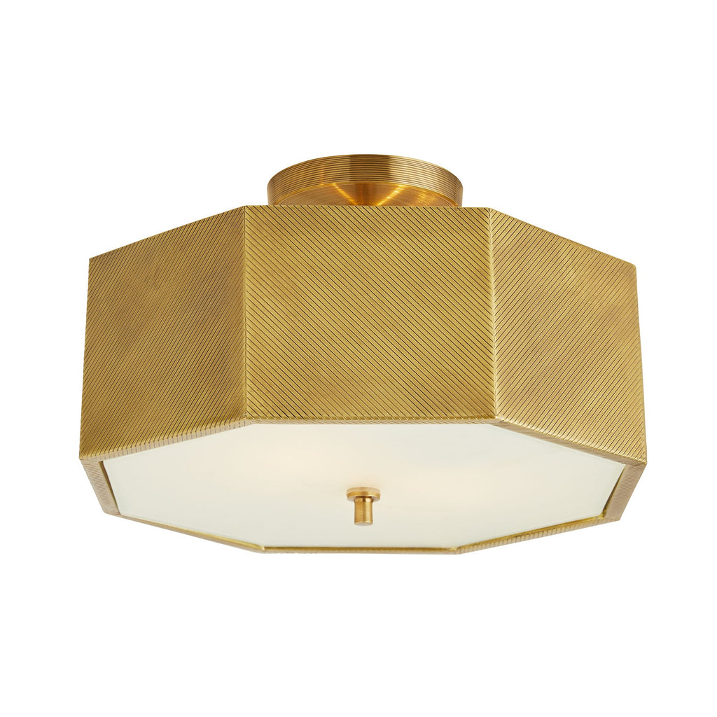 Sculptural Grespan Semi-Flush Mount — view 3