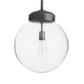 Sculptural Reeves Large Outdoor Pendant – Gray — view 1
