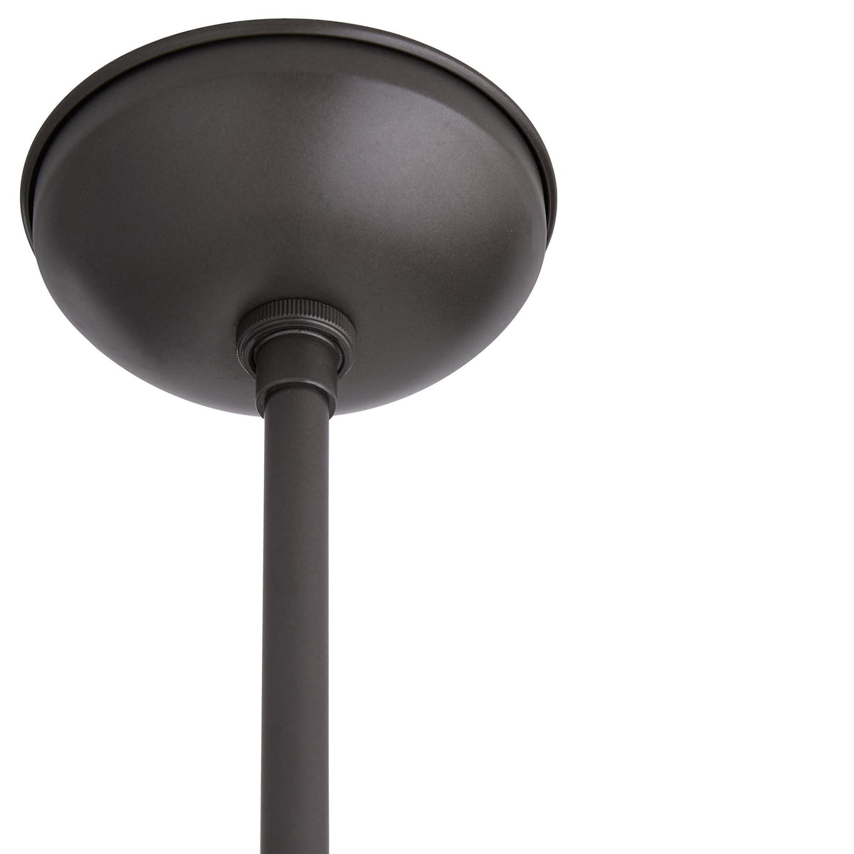 Sculptural Reeves Large Outdoor Pendant – Gray — view 8