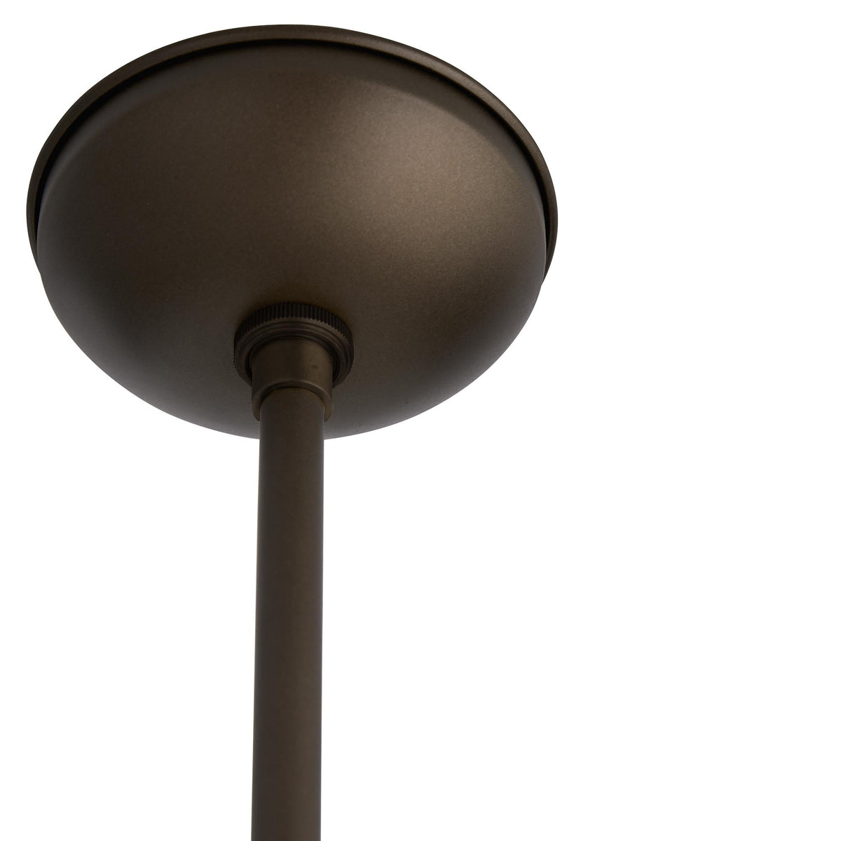Sculptural Reeves Large Outdoor Pendant – Brown — view 7