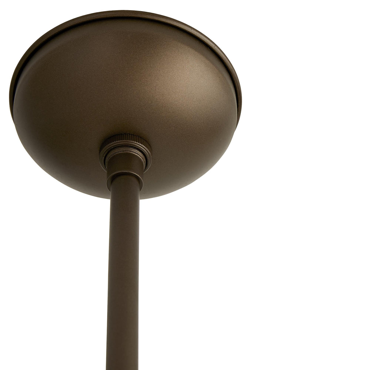 Sculptural Reeves Small Outdoor Pendant – Brown — view 7