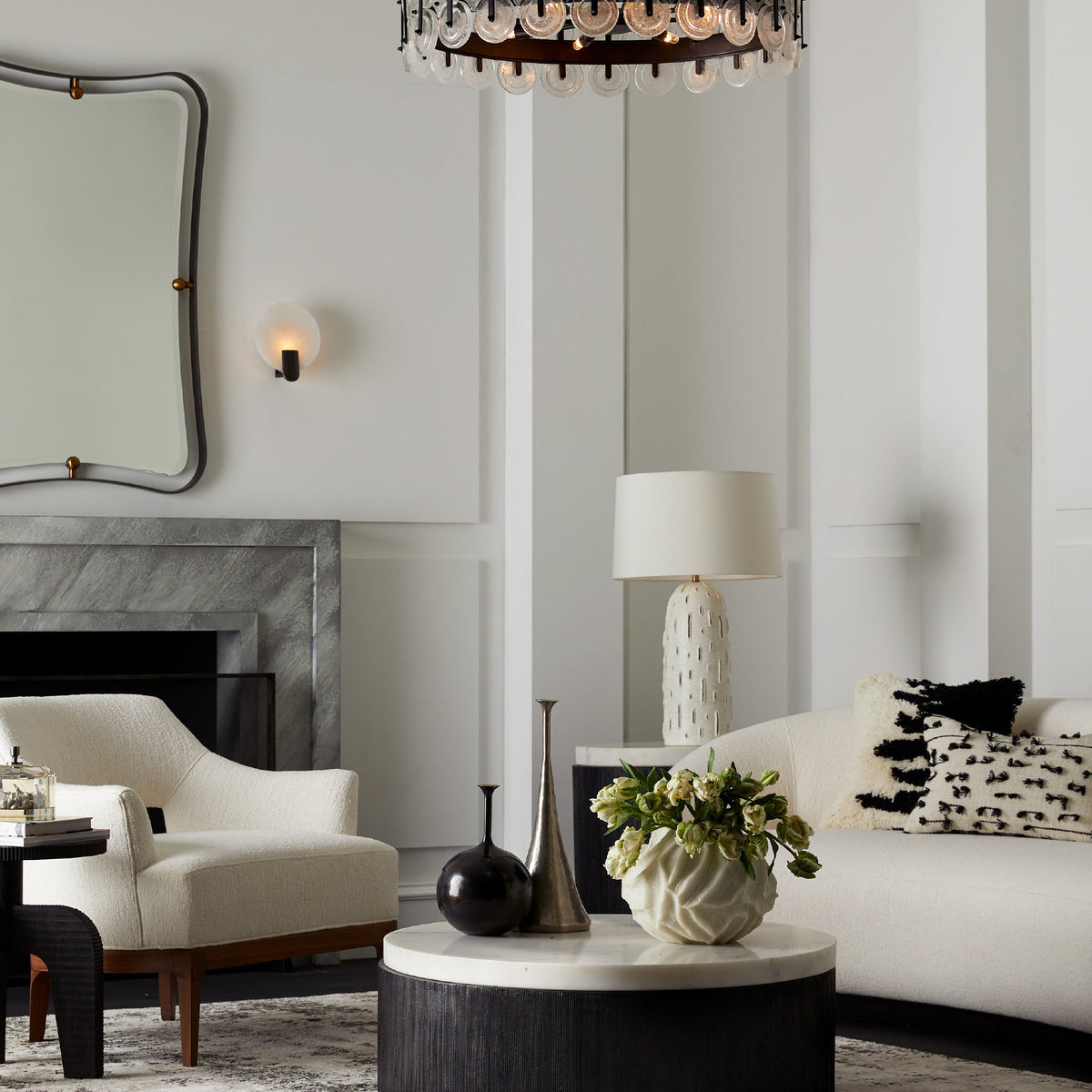 Sculptural Halette Wall Sconce — view 2
