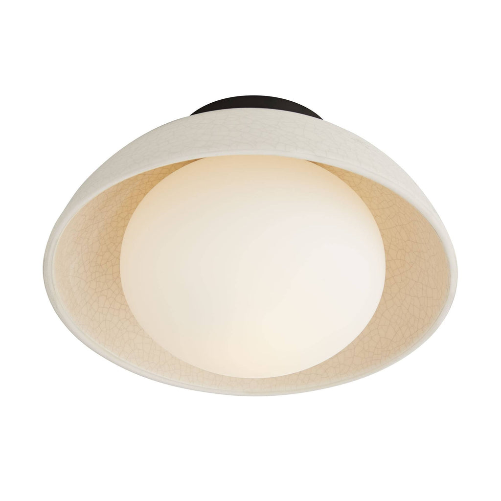 Signature Glaze Small Flush Mount – Neutral — view 4