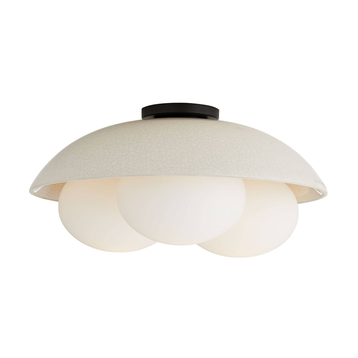Signature Glaze Large Flush Mount – Neutral — view 3