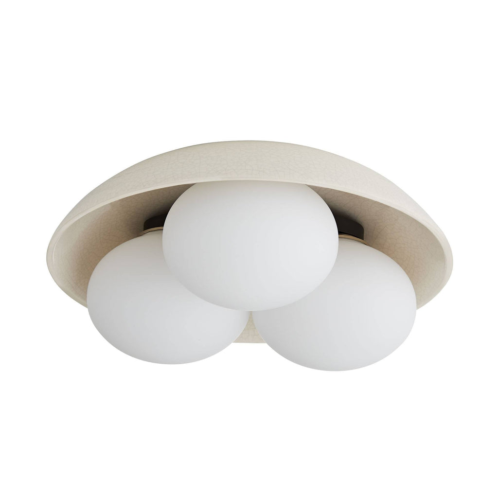 Signature Glaze Large Flush Mount – Neutral — view 4
