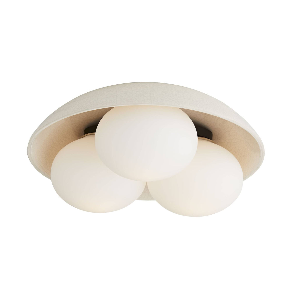 Signature Glaze Large Flush Mount – Neutral — view 5