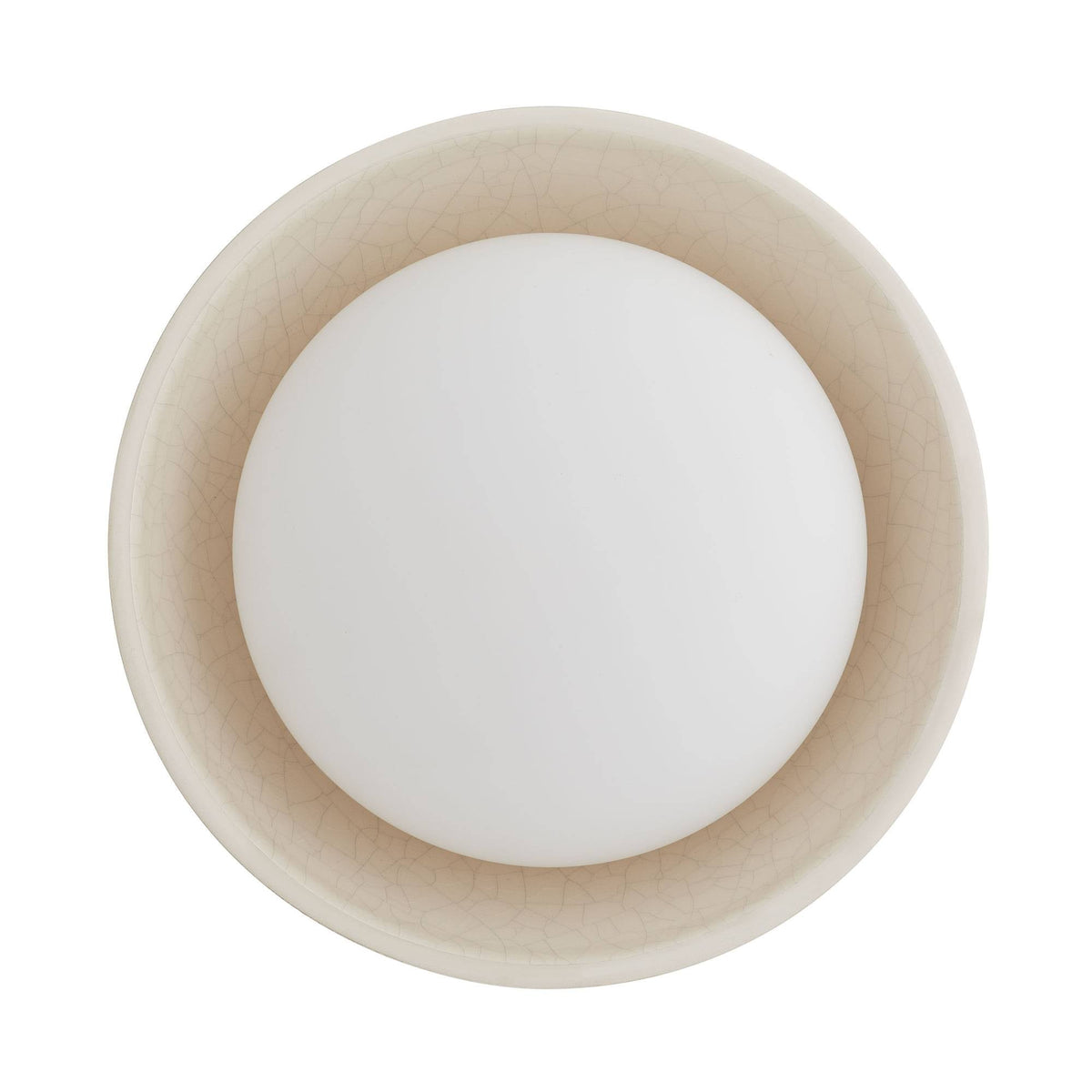 Signature Glaze Small Wall Sconce – Neutral — view 1