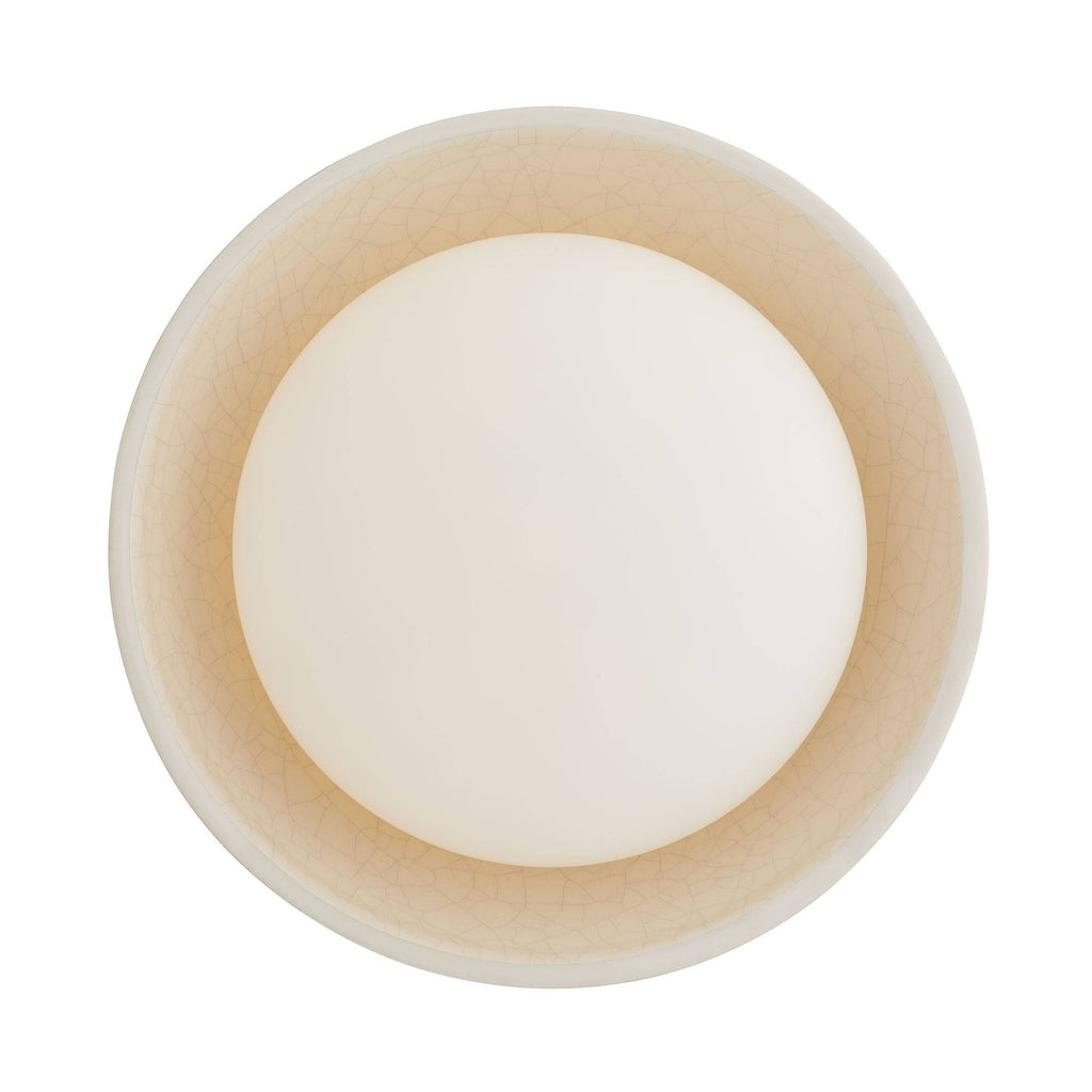 Signature Glaze Small Wall Sconce – Neutral — view 3