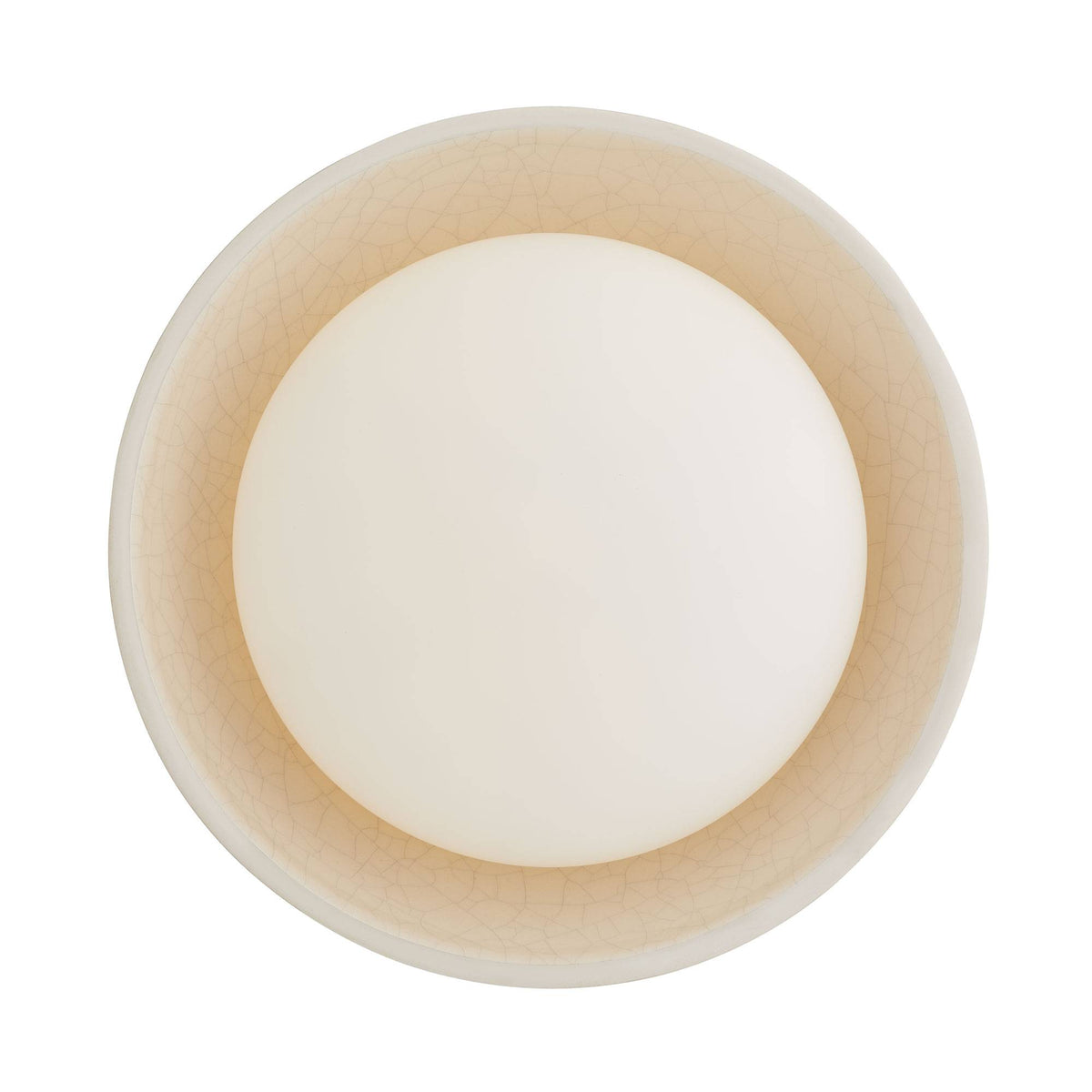 Signature Glaze Small Wall Sconce – Neutral — view 3