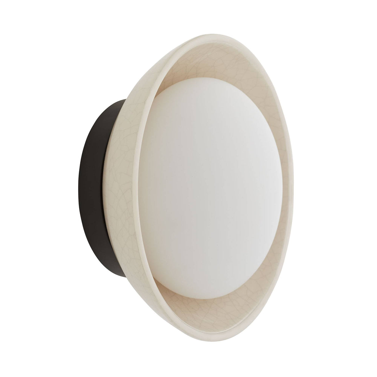 Signature Glaze Small Wall Sconce – Neutral — view 4