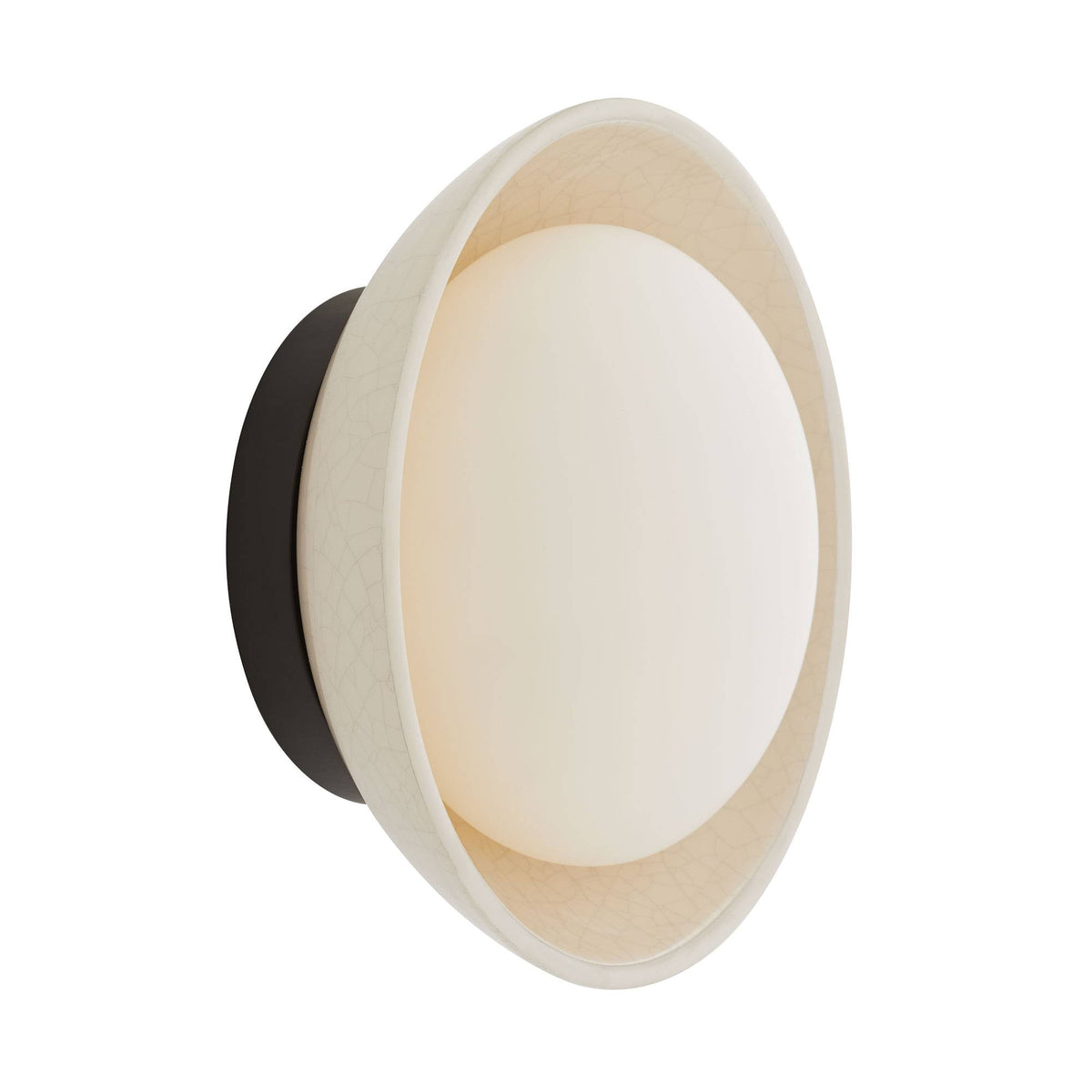 Signature Glaze Small Wall Sconce – Neutral — view 5