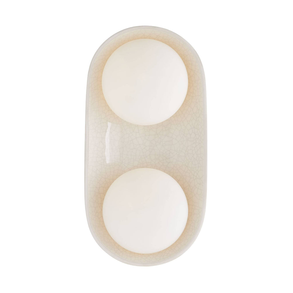 Signature Glaze Large Wall Sconce – Neutral — view 3