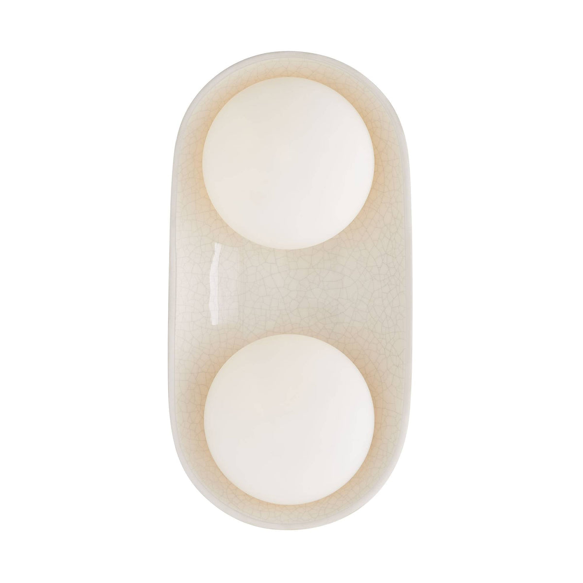 Signature Glaze Large Wall Sconce – Neutral — view 3