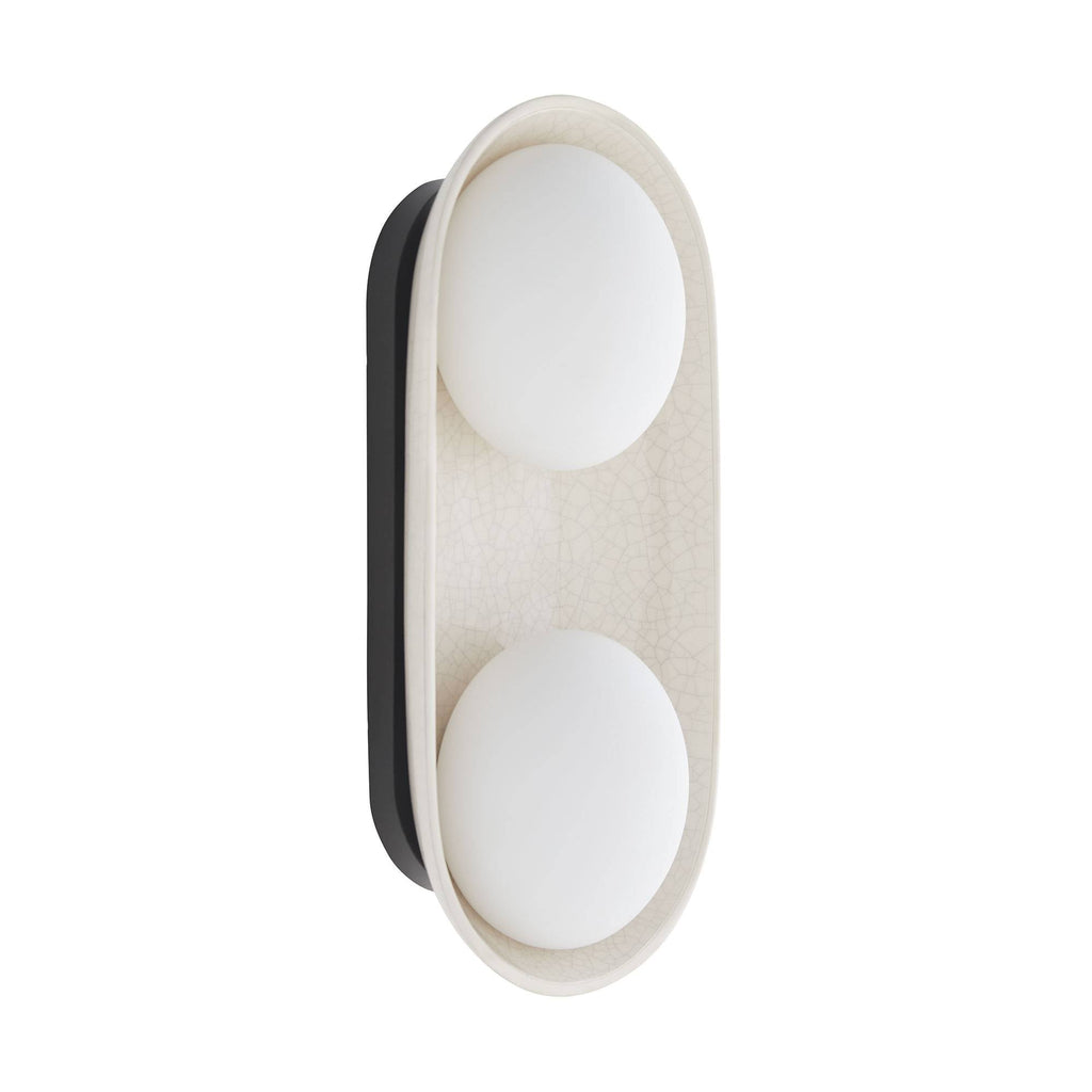 Signature Glaze Large Wall Sconce – Neutral — view 4