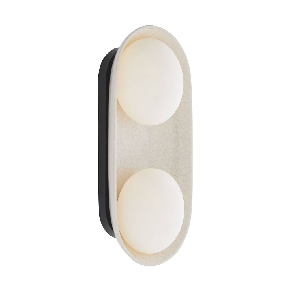 Signature Glaze Large Wall Sconce – Neutral — view 5