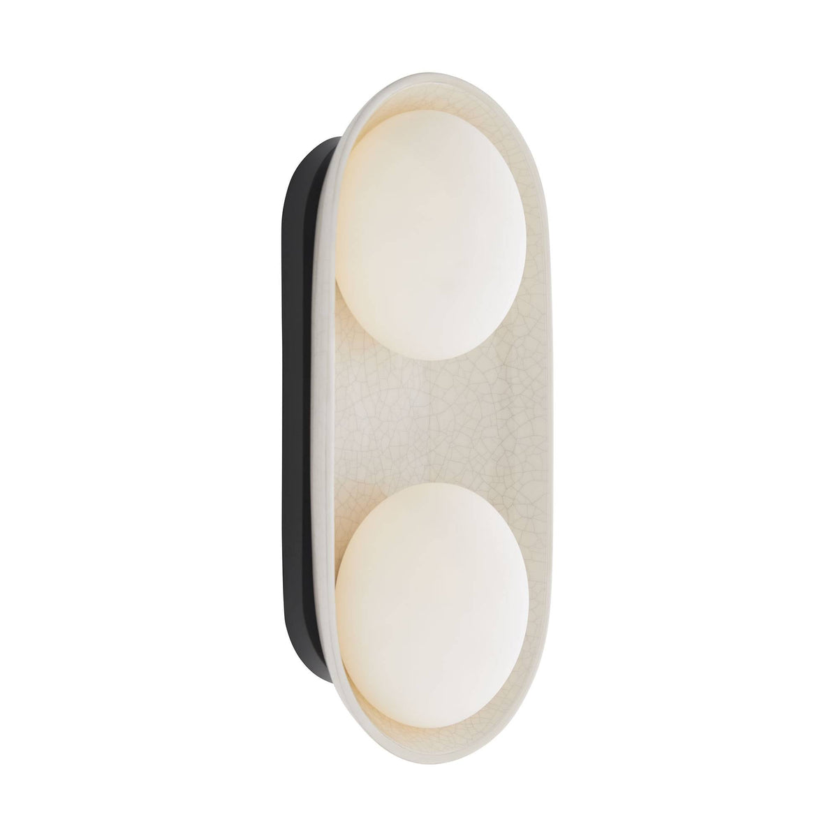 Signature Glaze Large Wall Sconce – Neutral — view 5