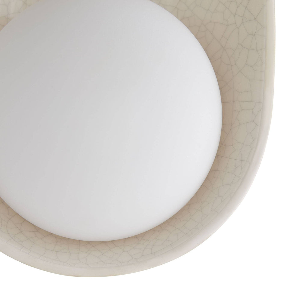 Signature Glaze Large Wall Sconce – Neutral — view 8