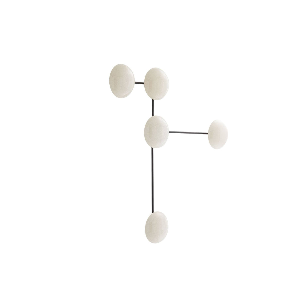 Signature Glaze Sculptural Wall Sconce – Neutral — view 4