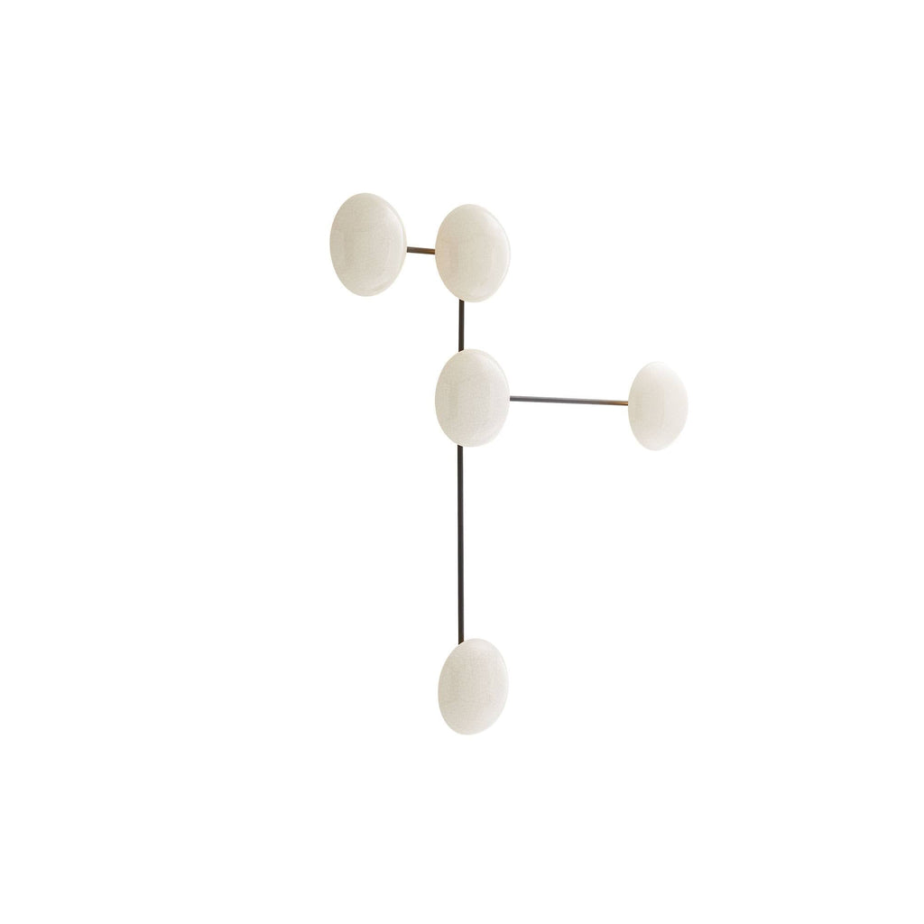 Signature Glaze Sculptural Wall Sconce – Neutral — view 5