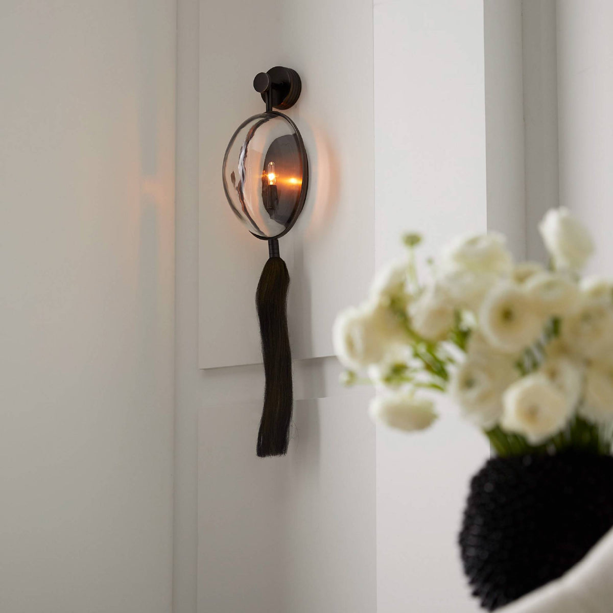 Signature Aramis Wall Sconce – Black — view 2