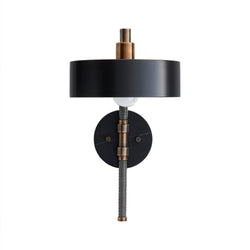 Sculptural Aaron Wall Sconce – Black