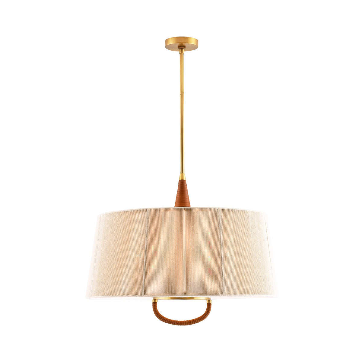 Sculptural Middlebury Pendant – Natural, Cotton — view 3