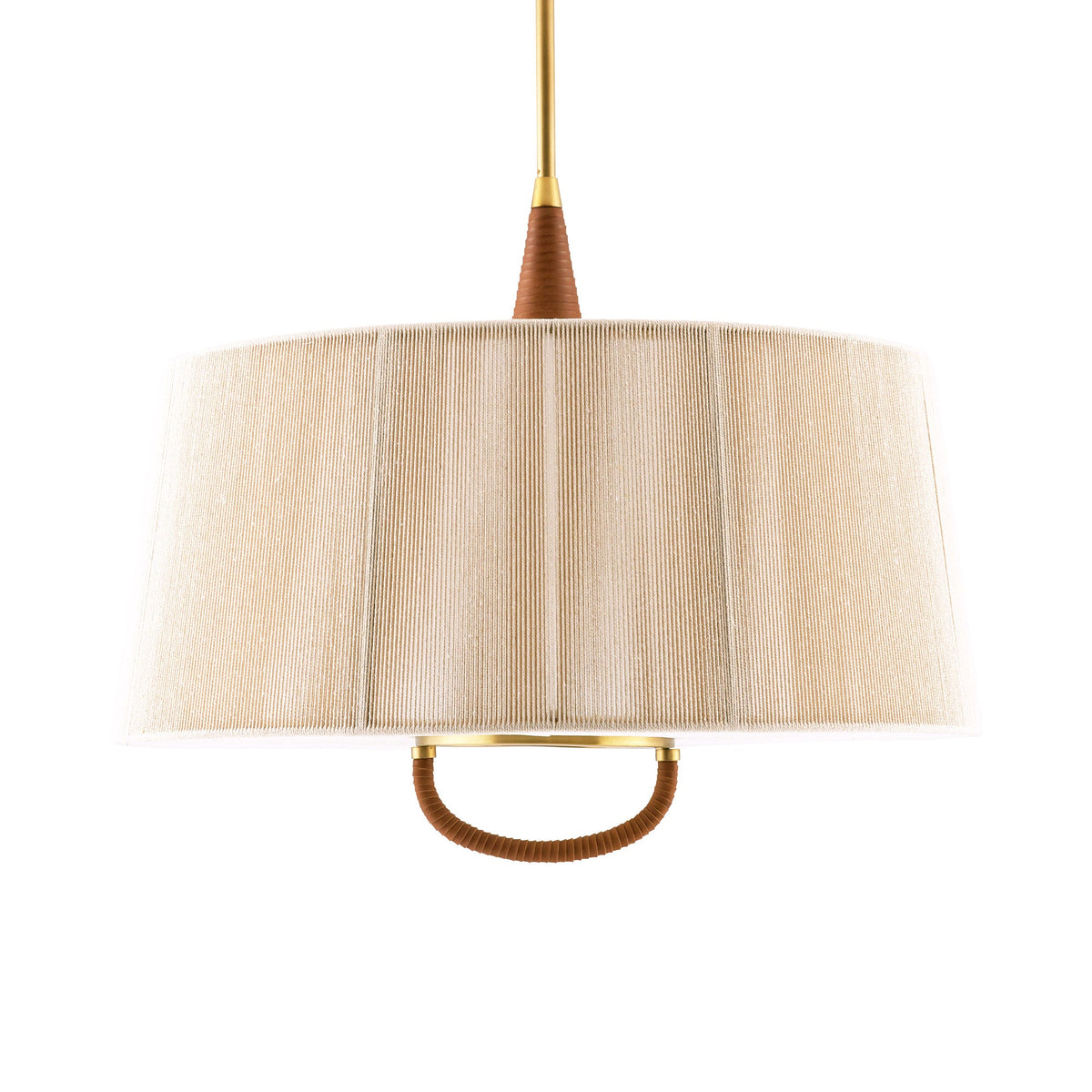 Sculptural Middlebury Pendant – Natural, Cotton — view 4