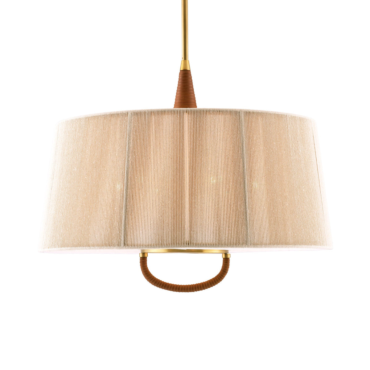 Sculptural Middlebury Pendant – Natural, Cotton — view 5