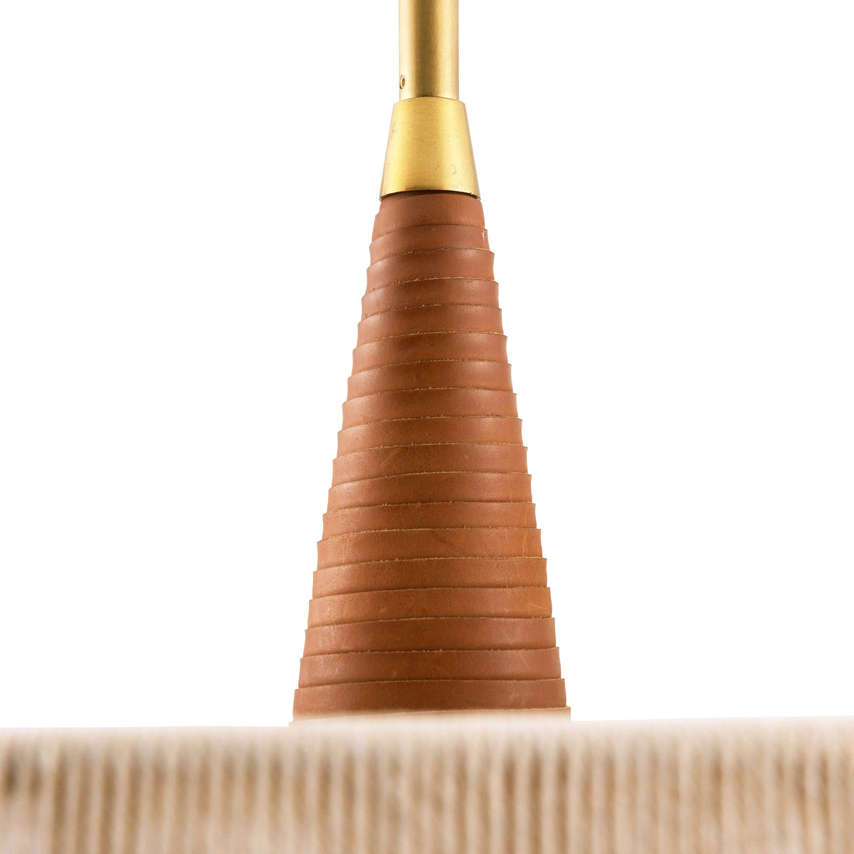 Sculptural Middlebury Pendant – Natural, Cotton — view 6