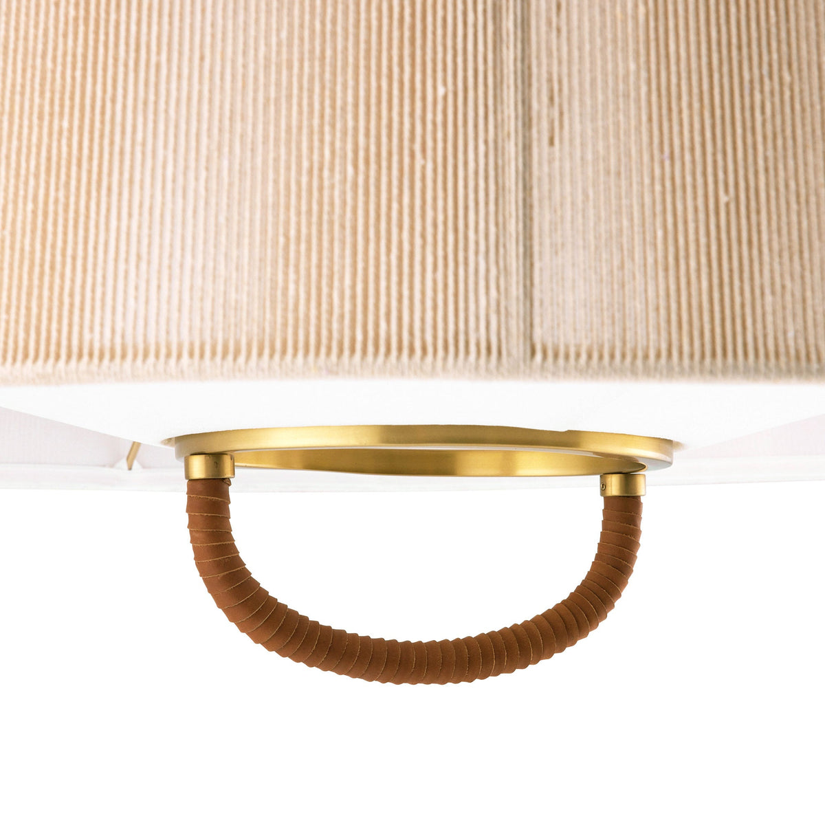 Sculptural Middlebury Pendant – Natural, Cotton — view 7