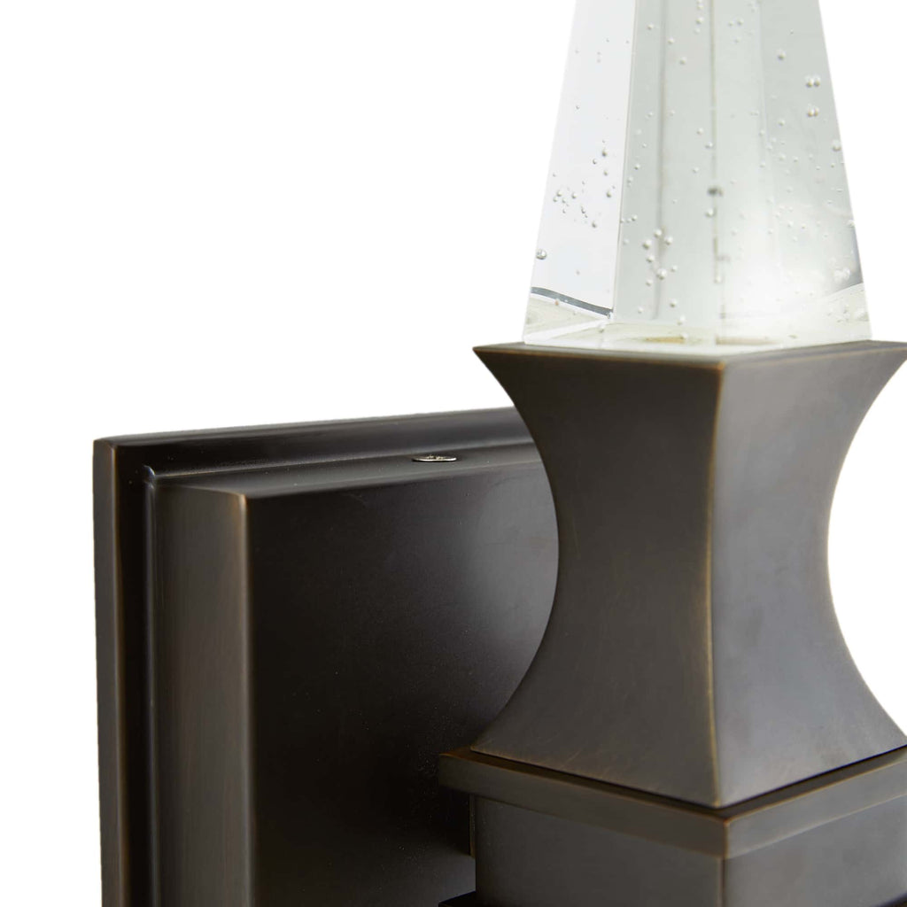 Sculptural Piper Wall Sconce — view 8