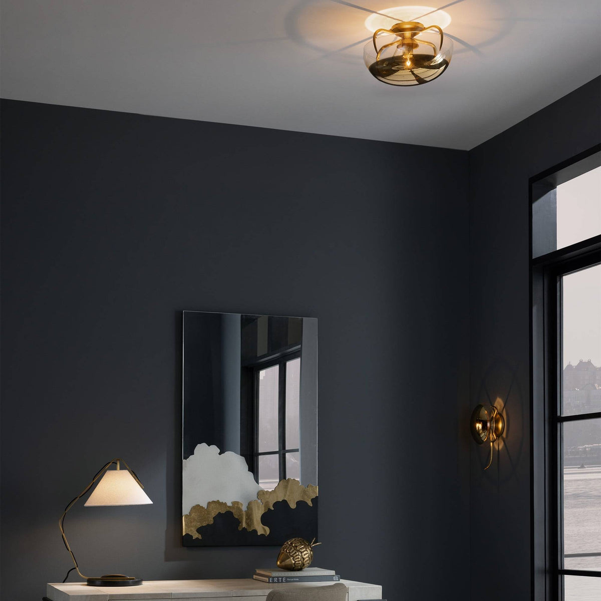Signature Corona Flush Mount — view 2