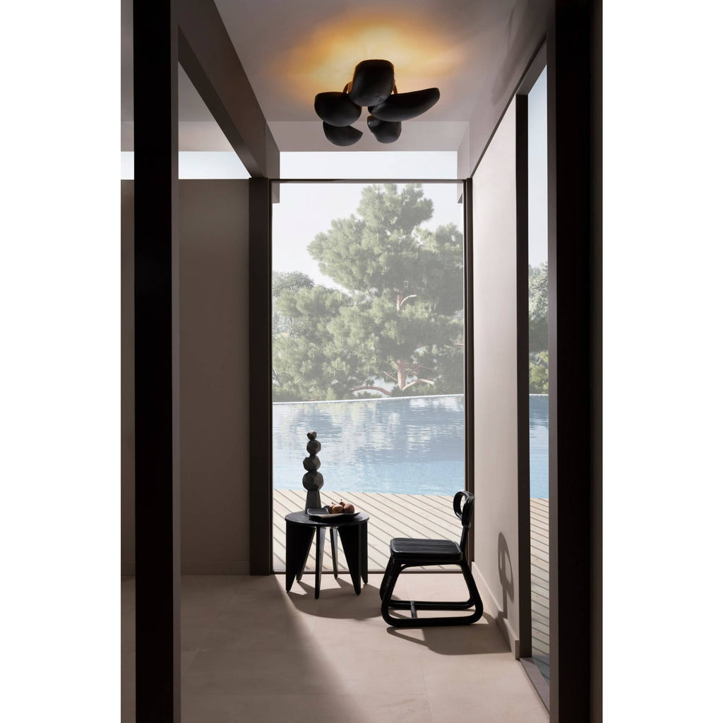 Artisan Theo Flush Mount – Black — view 2