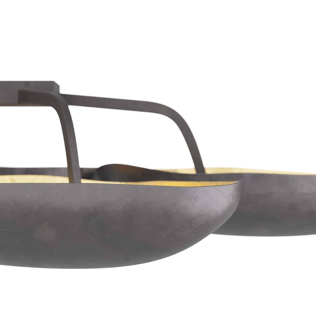 Artisan Theo Flush Mount – Black — view 3
