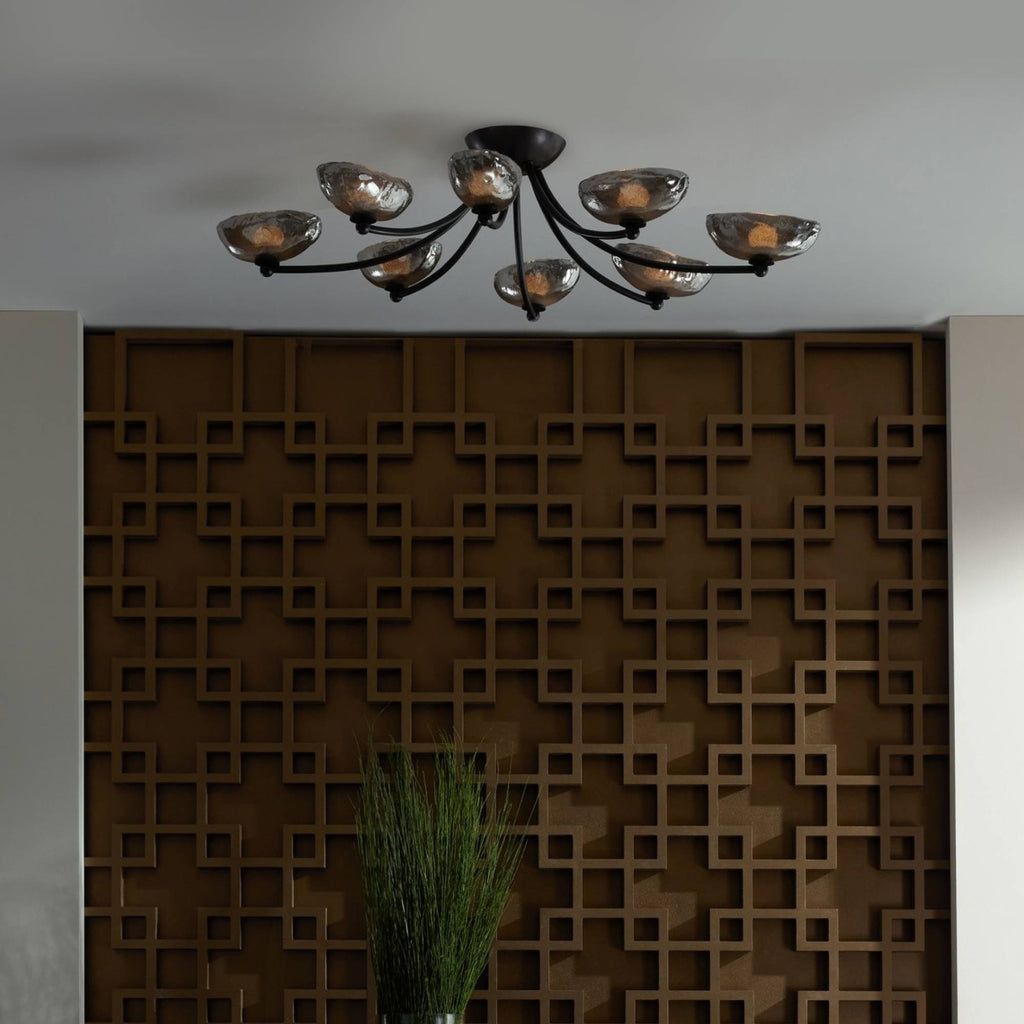 Artisan Zamora Flush Mount – Black — view 2