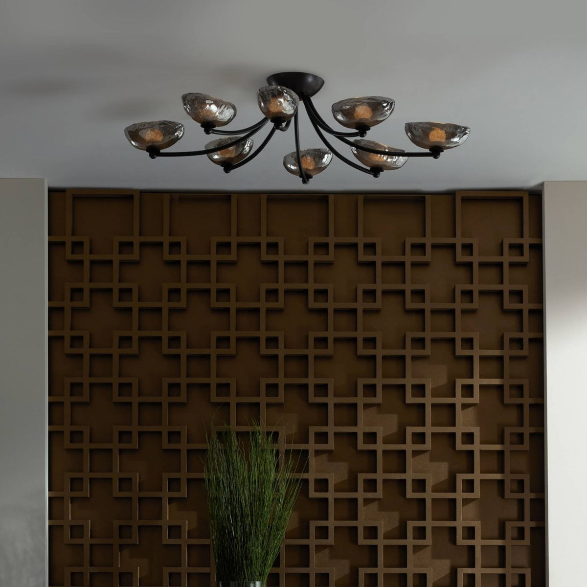 Artisan Zamora Flush Mount – Black — view 2