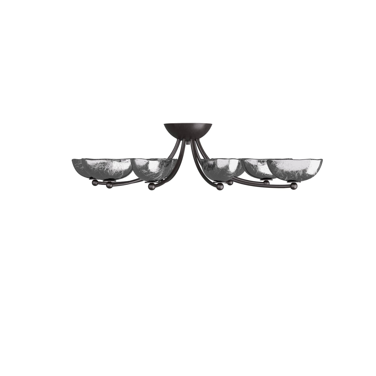 Artisan Zamora Flush Mount – Black — view 4