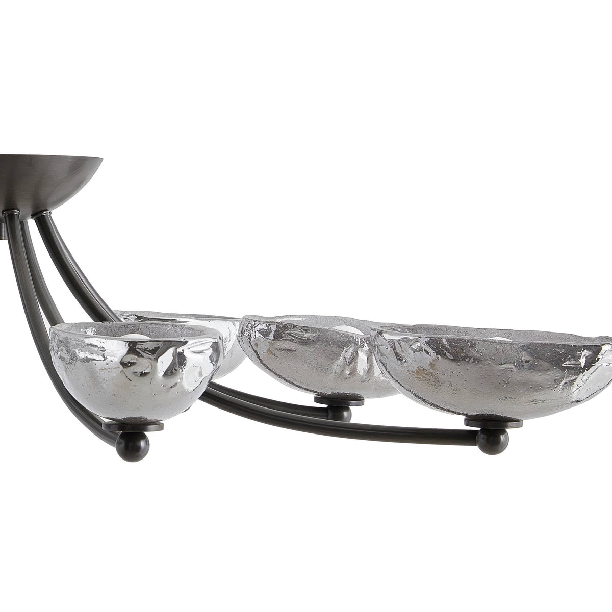Artisan Zamora Flush Mount – Black — view 7