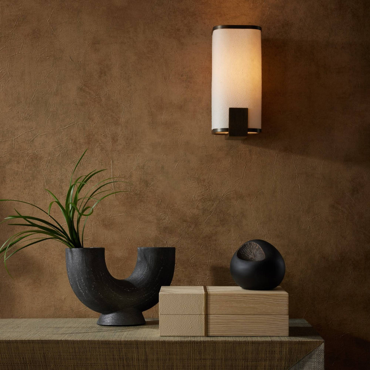 Sculptural Braxton Wall Sconce — view 2