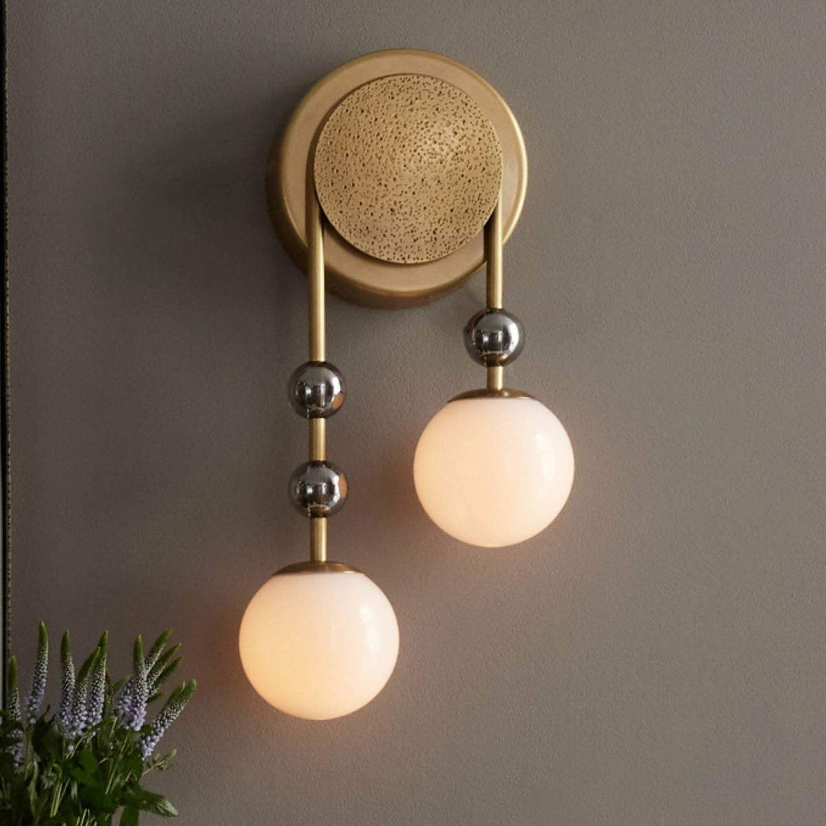 Heritage Beverly Wall Sconce, Left — view 2