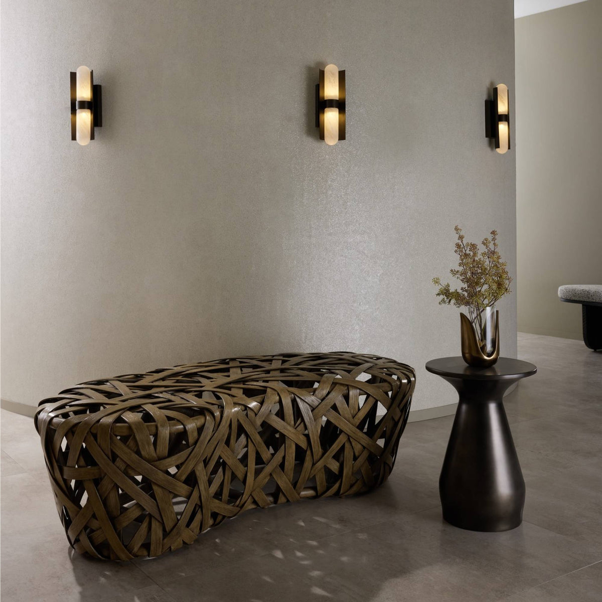Sculptural Bretman Wall Sconce — view 3
