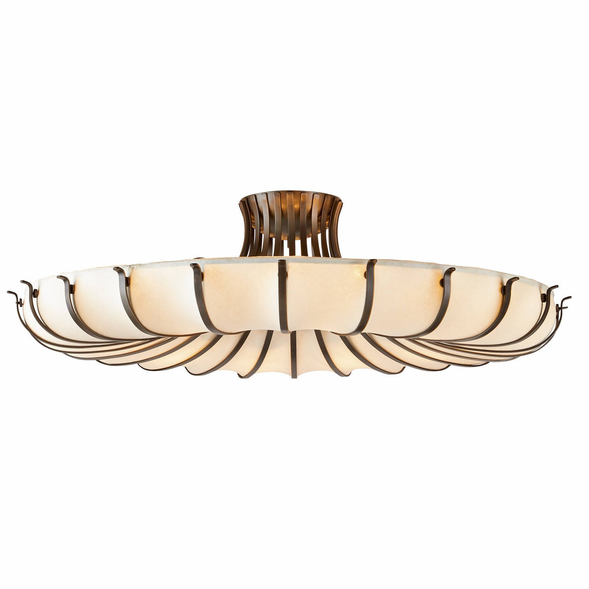 Heritage Chambers Flush Mount – English Bronze, Iron — view 1