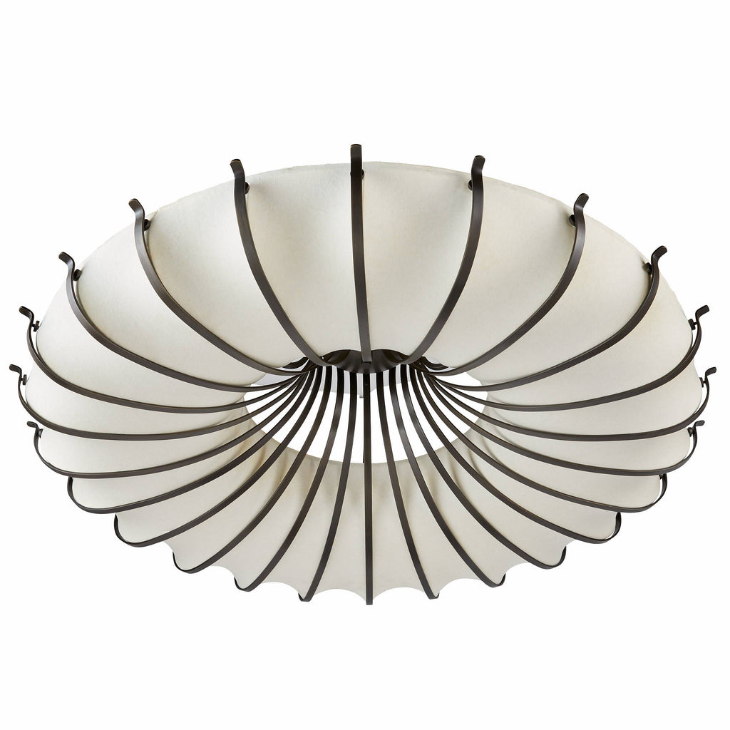 Heritage Chambers Flush Mount – English Bronze, Iron — view 4
