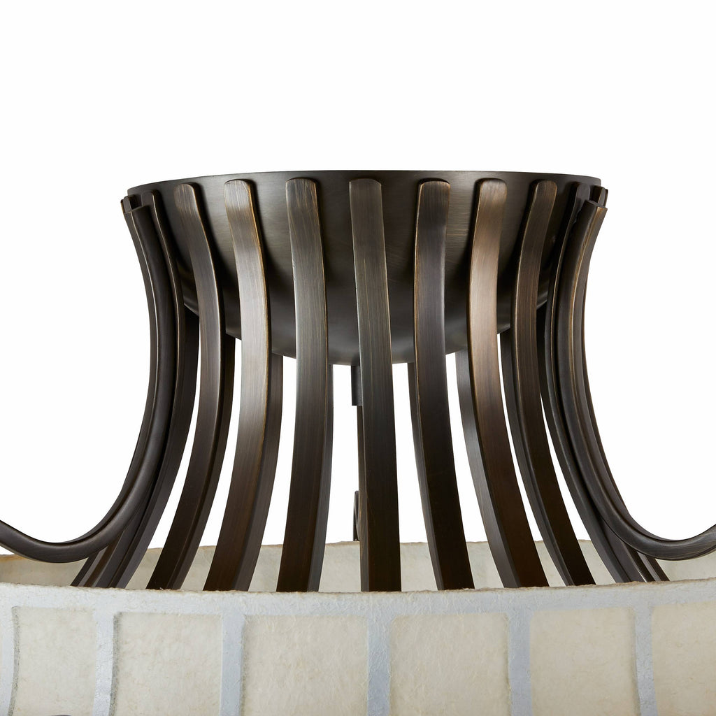 Heritage Chambers Flush Mount – English Bronze, Iron — view 6