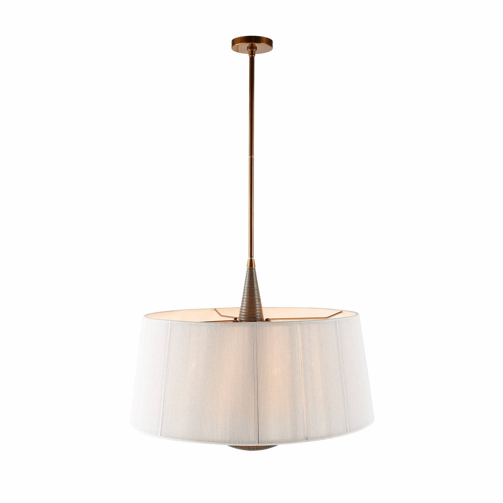 Sculptural Middlebury Pendant – White, Cotton — view 1