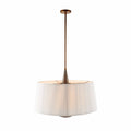 Sculptural Middlebury Pendant – White, Cotton — view 1