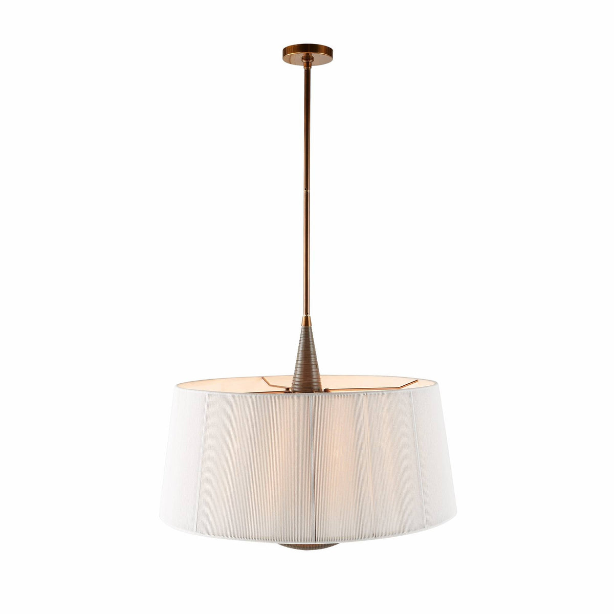 Sculptural Middlebury Pendant – White, Cotton — view 1
