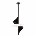 Sculptural Renly Pendant – Black — view 1