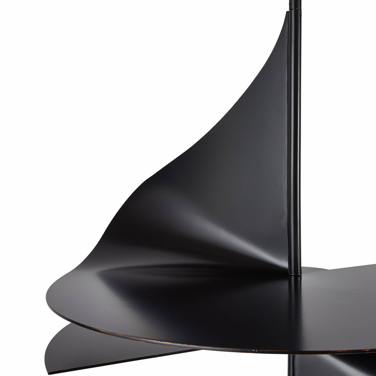 Sculptural Renly Pendant – Black — view 8