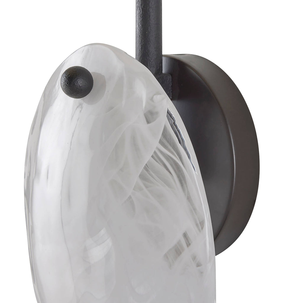 Sculptural Elijah Wall Sconce — view 6